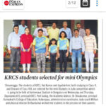 KRCS Students Selected For Mini Olympics